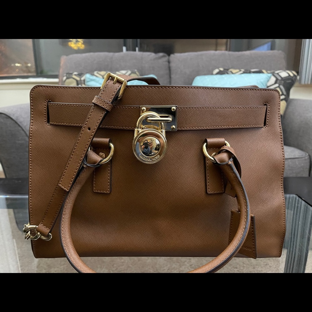 Michael Kors classic satchel handbag